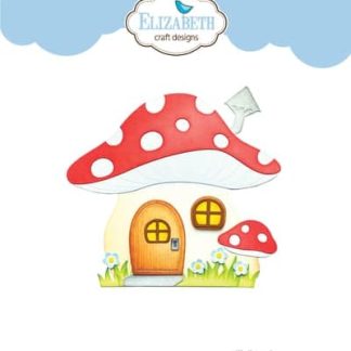 Mushroom House Folding Card