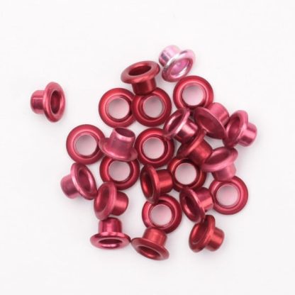 Eyelets metalic 1/8"" red 25 st