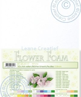 Leane Creatief Flower Foam Sheets A4 White