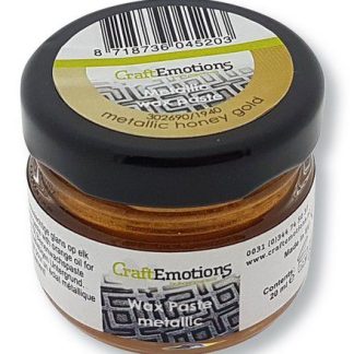 CraftEmotions Wax Paste metallic - honing goud