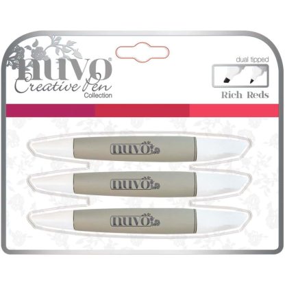 Tonic Studios Nuvo alcohol marker pen x3 rich reds