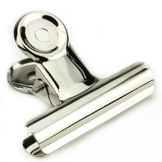 Bulldog Clip 75 mm zilver