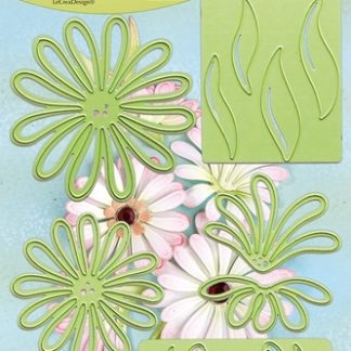 Lea bilitie - Multi die flower 9 Chrysant snij en embossing mal