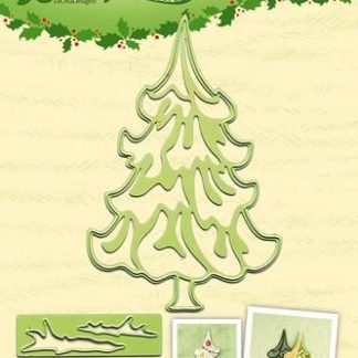 LeCrea - Leabilitie Christmas tree snij en embossing mal