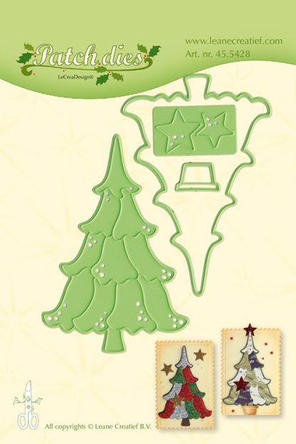 Leabilitie - Patch die Christmas tree snij en embossing mal