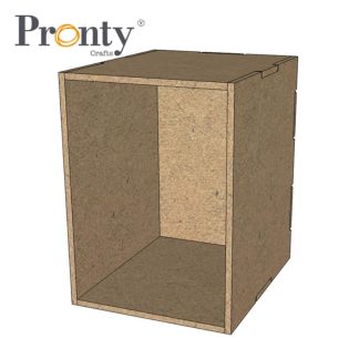 Pronty Crafts Pronty MDF Half Box