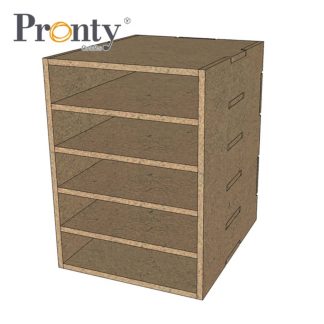 Pronty Crafts Pronty MDF Half Box Drawer