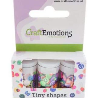 CraftEmotions Tiny Shapes - 3 tubes - various shapes