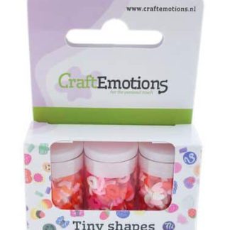 CraftEmotions Tiny Shapes - 3 tubes - Love