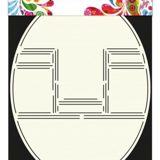 Dutch Doobadoo Dutch Card Art Stencil Pop-up kaart oval A4