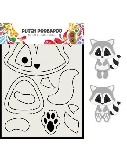 Dutch Doobadoo DDBD Card Art A5 Wasbeer