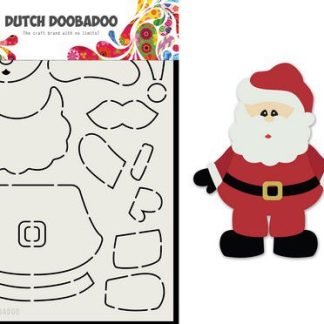 Dutch Doobadoo Card Art Built up Kerstman A5