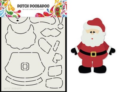 Dutch Doobadoo Card Art Built up Kerstman A5