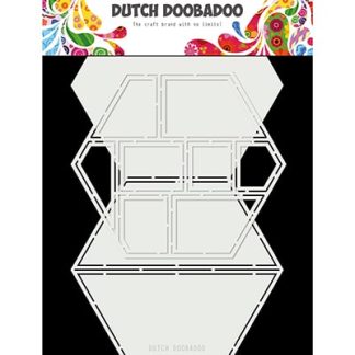 DDBD Card Art Easel Card hexagon 2pc