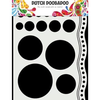 Dutch Doobadoo Mask Art A5 Doodle cirkels en rand