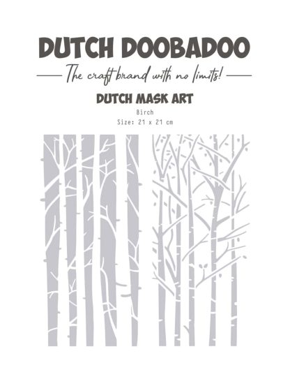 Dutch Doobadoo DDBD Mask Art Slimline Birch 21x21cm