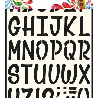 Dutch Doobadoo Dutch Stencil Art A4 Alphabet 5