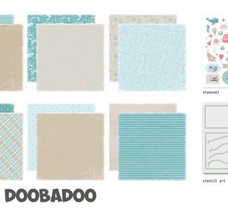 Dutch Doobadoo Crafty Kit XL Sea party