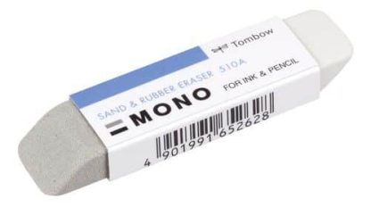 Tombow Gum MONO sand & rubber (voor inkt en potlood)