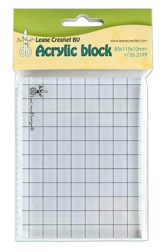 LeCrea - Acrylic clear stamp block