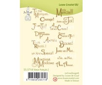 Leane Creatief VÂux French 2 Clear stamp