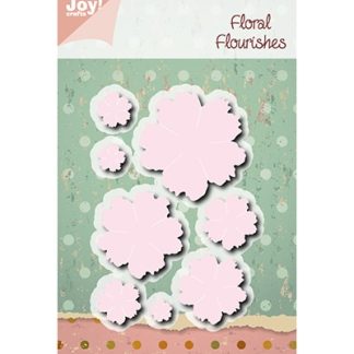 Snijstencils - Floral Flourishes - Large Flowers / Grote bloemen
