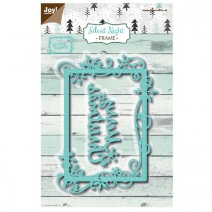 Joy!Crafts snij- embosstencil silent night frame