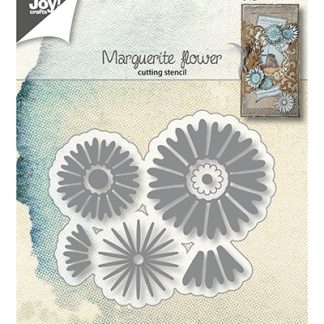 Snijstencil - Margriet bloem