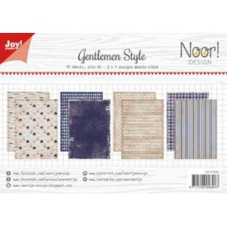 Papierset - Noor-Design - Gentlemen Style