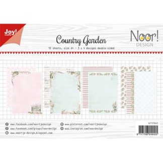 Papierset-Noor- Design Country Garden