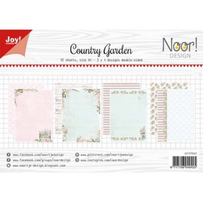 Papierset-Noor- Design Country Garden