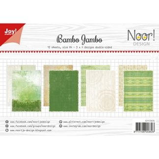 Joy! Crafts Papierset - Noor - Design Bambo jambo 12vl