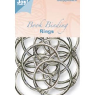 Joy! Crafts Boekbinders-ringen zilver 40mm 12st