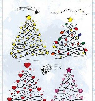 Joy! Crafts Clearstamp A6 - Clearstamps _ Billes Xmas Tree