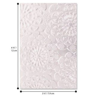 Sizzix 3-D Textured Impressions Embossing Folder - Doily