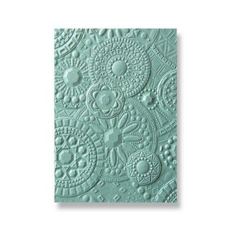 Sizzix 3-D Textured Impressions Embossing Folder Mosaic Gems