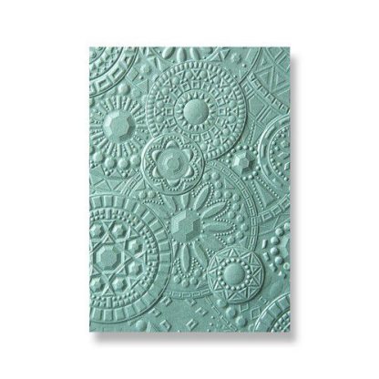 Sizzix 3-D Textured Impressions Embossing Folder Mosaic Gems