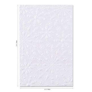 Sizzix 3-D Textured Impressions Emb. Folder Jeweled Snowflakes