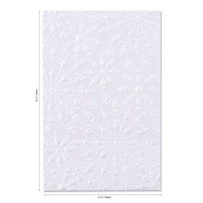 Sizzix 3-D Textured Impressions Emb. Folder Jeweled Snowflakes