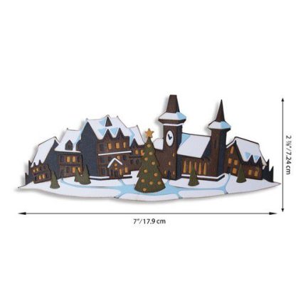 Sizzix Thinlits Die Set - Holiday Village Colorize 7PK