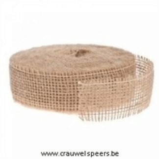 Jute 5cmbreed (per meter) NATUREL