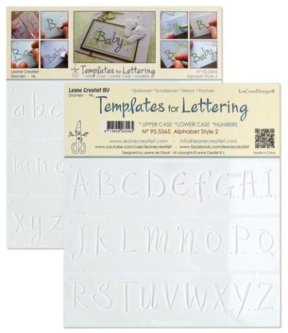 2 Templates for Handlettering Alphabet style 2 Upper case+ Lower case+Numbers