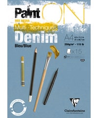 PaintON blok BLEU DENIM A4 15bl 250g