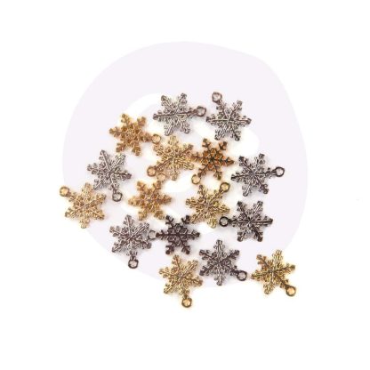 Prima Marketing Christmas In The Country Snowflake Charms