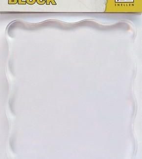 Nellie's Choice acrylic stamping bloc 120x90x8mm