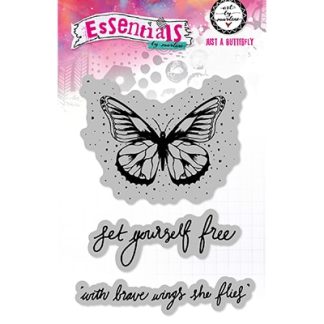 ABM Cling Stamp Just a butterfly Essentials nr.129