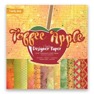 Toffee Apple 8"" x 8"" Clarity Designer Paper