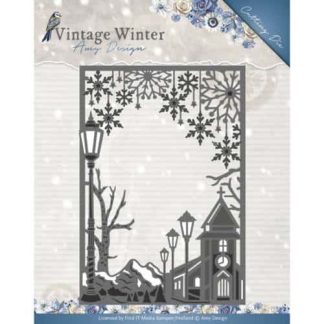 Vintage Winter - Village frame straight