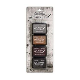 Ranger -Tim Holtz distress archival mini ink pad kit #3