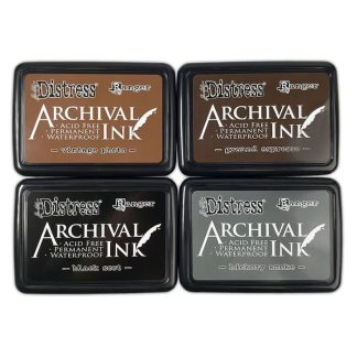 Ranger  Tim Holtz Archival 4 pack basics